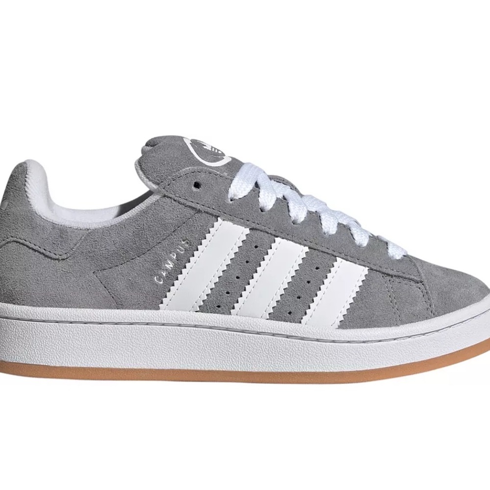 Adidas Gray and White Sneakers